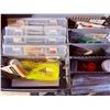 Image 5 : Wooden Boat Oars and Fishing Tackle Box Set
