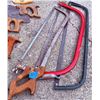 Image 2 : Hand Saw and Bow Saw Assortment with Miter Box and Sickle