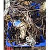 Image 2 : Miscellaneous Garage Tools, Cables, and Chevy Hubcap