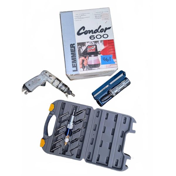 Lemmer Condor 600 Paint Sprayer, Mastercraft Impact Driver Set, Pneumatic Tool