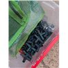 Image 5 : Garden Greenhouse Structure, Folding Lawn Chair, Tarped Shelter, Clothing Rack, and Metal Mailbox