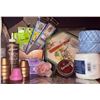 Image 3 : Craft Supply Lot with Terracotta Pots, Glue, Yarn, and Accessories