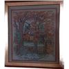 Image 1 : Framed Signed Silk Screen Print by Muriel Atkinson, 1964