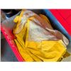 Image 7 : Three Storage Totes With Men’s Hunting and Weather Resistant Outerwear