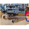 Image 6 : Hand and Power Tool Lot With Sockets, Wrenches, Hole Saws