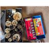 Image 7 : Hand and Power Tool Lot With Sockets, Wrenches, Hole Saws