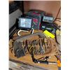 Image 2 : Hand Tools, Portable Work Light, and Battery Charger Lot
