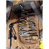Image 6 : Hand Tools, Portable Work Light, and Battery Charger Lot