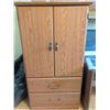 Image 2 : Wooden Armoire With Seasonal Assortment of Decorations