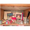 Image 5 : Wooden Armoire With Seasonal Assortment of Decorations