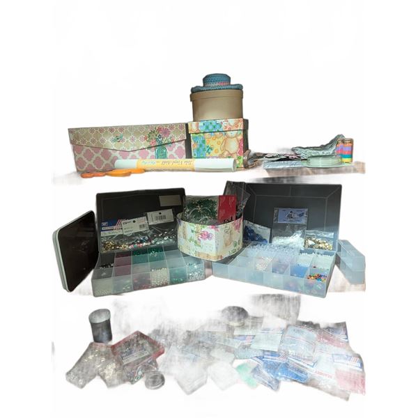 Beads and Sequins Craft Lot