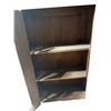 Image 4 : Wood Wall Cabinet with Glass Door and Metal Hardware