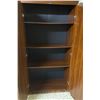 Image 2 : Tall Wood Laminate Storage Cabinet with Adjustable Shelves