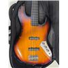 Image 2 : Squier by Fender 4-String Electric Jazz Bass w/ Soft Case