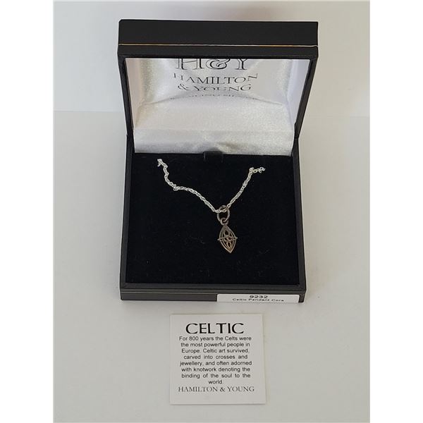 Sterling Silver Celtic Pendant Necklace