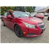 Image 4 : DUNCAN - 2013 CHEVROLET CRUZE RED 192607 KMS - 294276-3