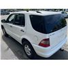 Image 13 : "REMOTE SALE" - 2000 MERCEDES-BENZ M-CLASS WHITE 175732 KMS - 180005-3