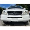 Image 3 : "REMOTE SALE" - 2000 MERCEDES-BENZ M-CLASS WHITE 175732 KMS - 180005-3