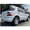 Image 8 : "REMOTE SALE" - 2000 MERCEDES-BENZ M-CLASS WHITE 175732 KMS - 180005-3