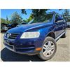 Image 1 : DUNCAN - 2004 VOLKSWAGEN TOUAREG BLUE 136312 KMS - 052226