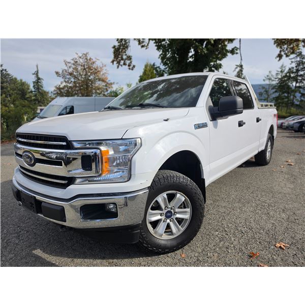 DUNCAN - 2018 FORD F-150 WHITE  207544 KMS - E62577-3