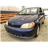 Image 2 : "NO RESERVE" - 2002 TOYOTA ECHO BLUE 307404 KMS - 230909-3