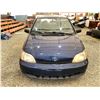 Image 6 : "NO RESERVE" - 2002 TOYOTA ECHO BLUE 307404 KMS - 230909-3