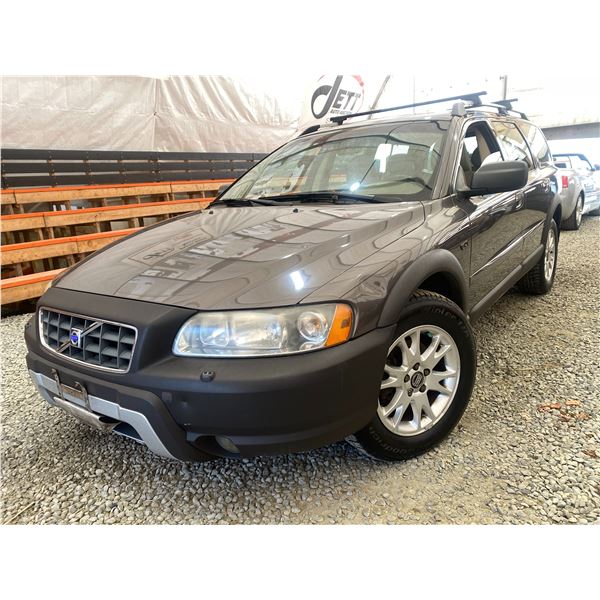 "NO RESERVE" - 2005 VOLVO XC70 BROWN 232078 KMS - 175492-3A