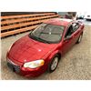 Image 4 : PARKSVILLE - "NO RESERVE" 2004 CHRYSLER SEBRING RED 208097 KMS - 149119-2