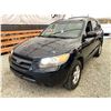 Image 3 : PARKSVILLE - "NO RESERVE" 2007 HYUNDAI SANTA FE BLACK 315702 KMS - 019354-2