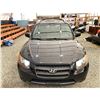 Image 7 : PARKSVILLE - "NO RESERVE" 2007 HYUNDAI SANTA FE BLACK 315702 KMS - 019354-2