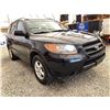 Image 8 : PARKSVILLE - "NO RESERVE" 2007 HYUNDAI SANTA FE BLACK 315702 KMS - 019354-2