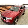 Image 4 : PARKSVILLE - 2013 JEEP GRAND CHEROKEE RED 252349 KMS - 576002-3