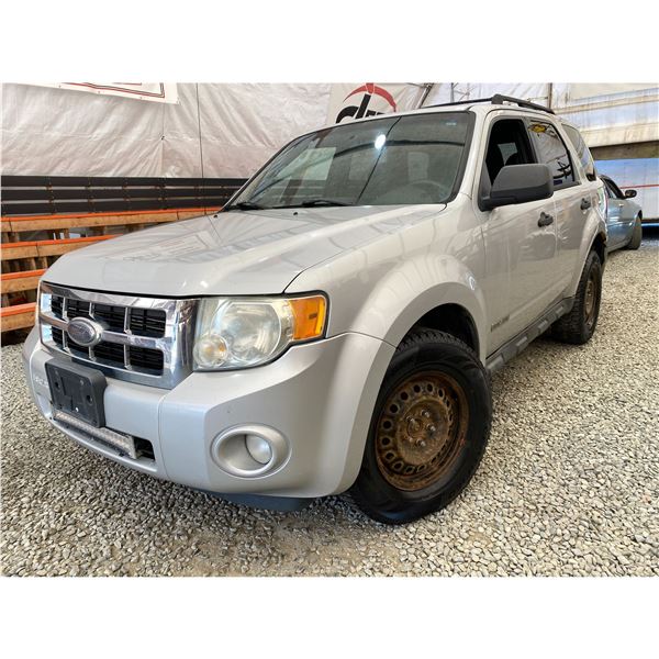 PARKSVILLE- 2008 FORD ESCAPE GREY 329555 KMS - C96897-1