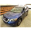 Image 4 : PARKSVILLE - 2017 NISSAN PATHFINDER BLUE 304714 KMS - 637302-3