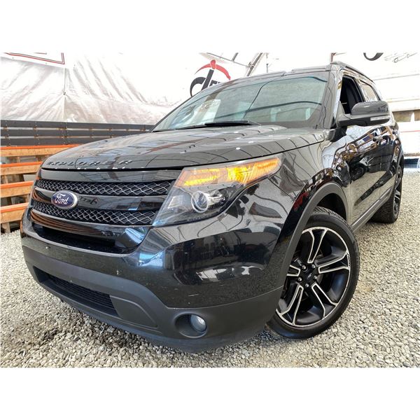 PARKSVILLE - 2015 FORD EXPLORER BLACK 189718 KMS - A58116-3