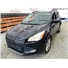 Image 3 : PARKSVILLE - 2014 FORD ESCAPE BLACK 74519 KMS - D74310-3A