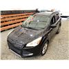 Image 4 : PARKSVILLE - 2014 FORD ESCAPE BLACK 74519 KMS - D74310-3A