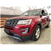 Image 2 : PARKSVILLE - 2017 FORD EXPLORER RED 256129 KMS - A72010-2
