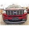 Image 5 : PARKSVILLE - 2017 FORD EXPLORER RED 256129 KMS - A72010-2