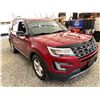 Image 9 : PARKSVILLE - 2017 FORD EXPLORER RED 256129 KMS - A72010-2