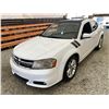 Image 3 : PARKSVILLE - 2011 DODGE AVENGER WHITE 132923 KMS - 526024-3