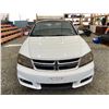 Image 6 : PARKSVILLE - 2011 DODGE AVENGER WHITE 132923 KMS - 526024-3