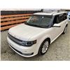 Image 4 : PARKSVILLE - 2014 FORD FLEX WHITE 177214 KMS - D01986-2