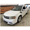 Image 3 : PARKSVILLE - 2011 DODGE AVENGER WHITE 132923 KMS - 526024-3