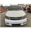 Image 6 : PARKSVILLE - 2011 DODGE AVENGER WHITE 132923 KMS - 526024-3