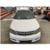Image 7 : PARKSVILLE - 2011 DODGE AVENGER WHITE 132923 KMS - 526024-3
