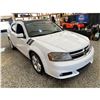 Image 9 : PARKSVILLE - 2011 DODGE AVENGER WHITE 132923 KMS - 526024-3