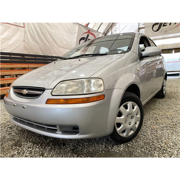 PARKSVILLE - 2006 CHEVROLET AVEO GREY 181222 KMS - 606826-2