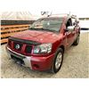 Image 3 : PARKSVILLE - 2005 NISSAN ARMADA RED 212033 MILES- 728683-3